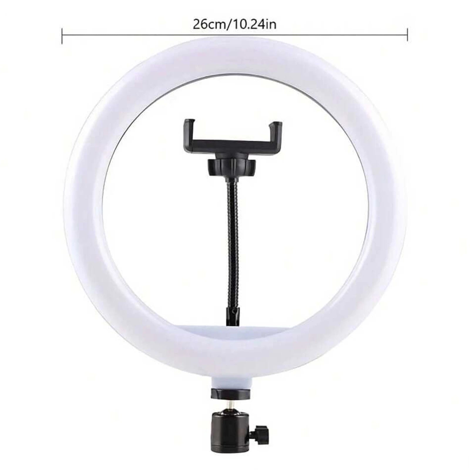 10" 26cm LED Selfie Ring Light Photography Video Light RingLight Phone Stand Tripod Fill Light Dimmable Lamp Trepied Streaming
