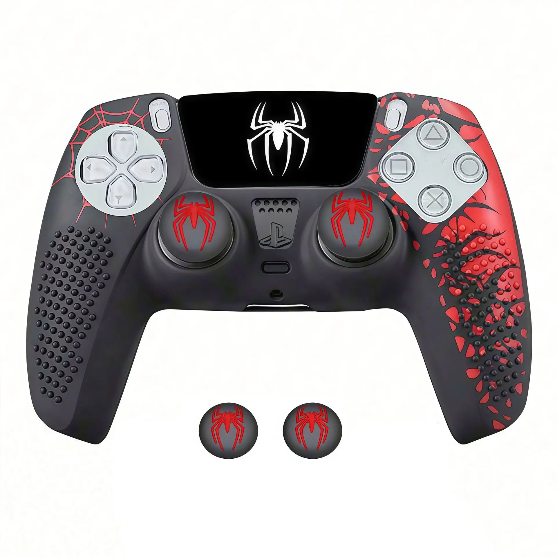 For PS5 Controller Cover Case Anti-Slip  (Spider-Man)