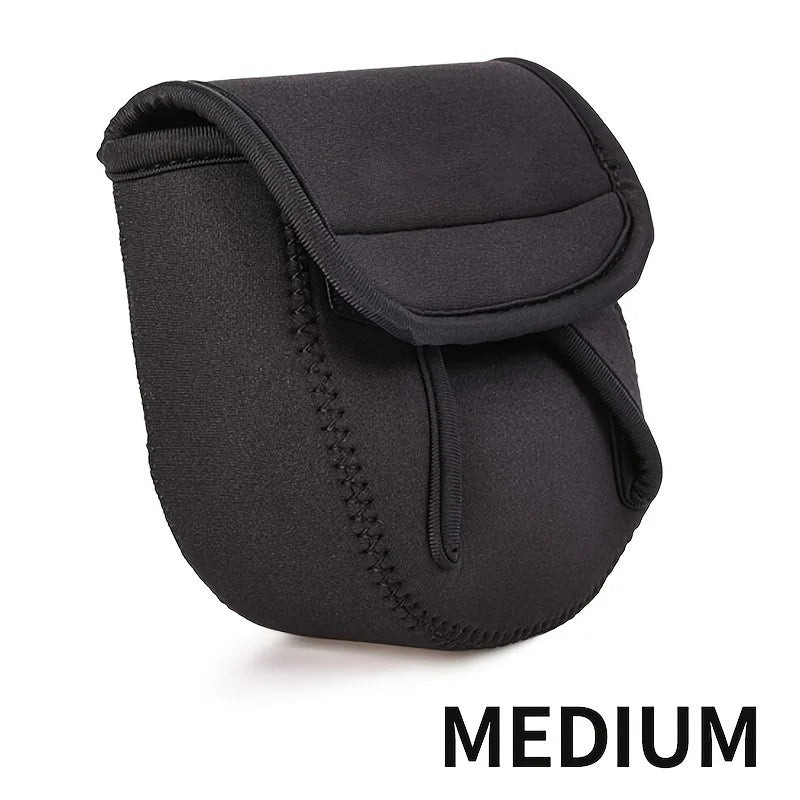 S/M/L Spinning Fishing Reel Cover with Adjustable Strap,  Outdoor Reel Bag for Bump and Scratch Protection
