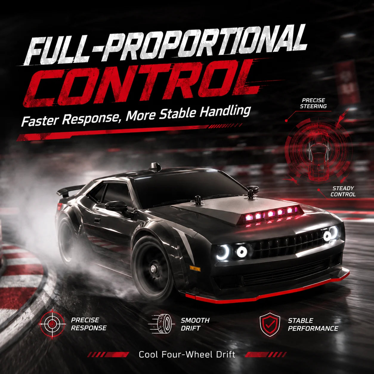 ZNLYRION 70KM/H RC Toy SG216MAX PRO 4WD RC Drift Car 1:16 Scale  2.4G Remote Control Brushless Racing Car With LED Lights for Adults