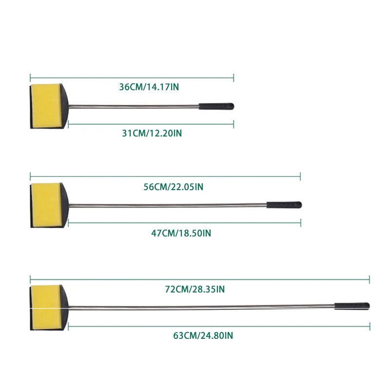 Fish Tank Brush Long Handle Brush Double-sided Cleaning Brush Aquarium Cleaning Tools