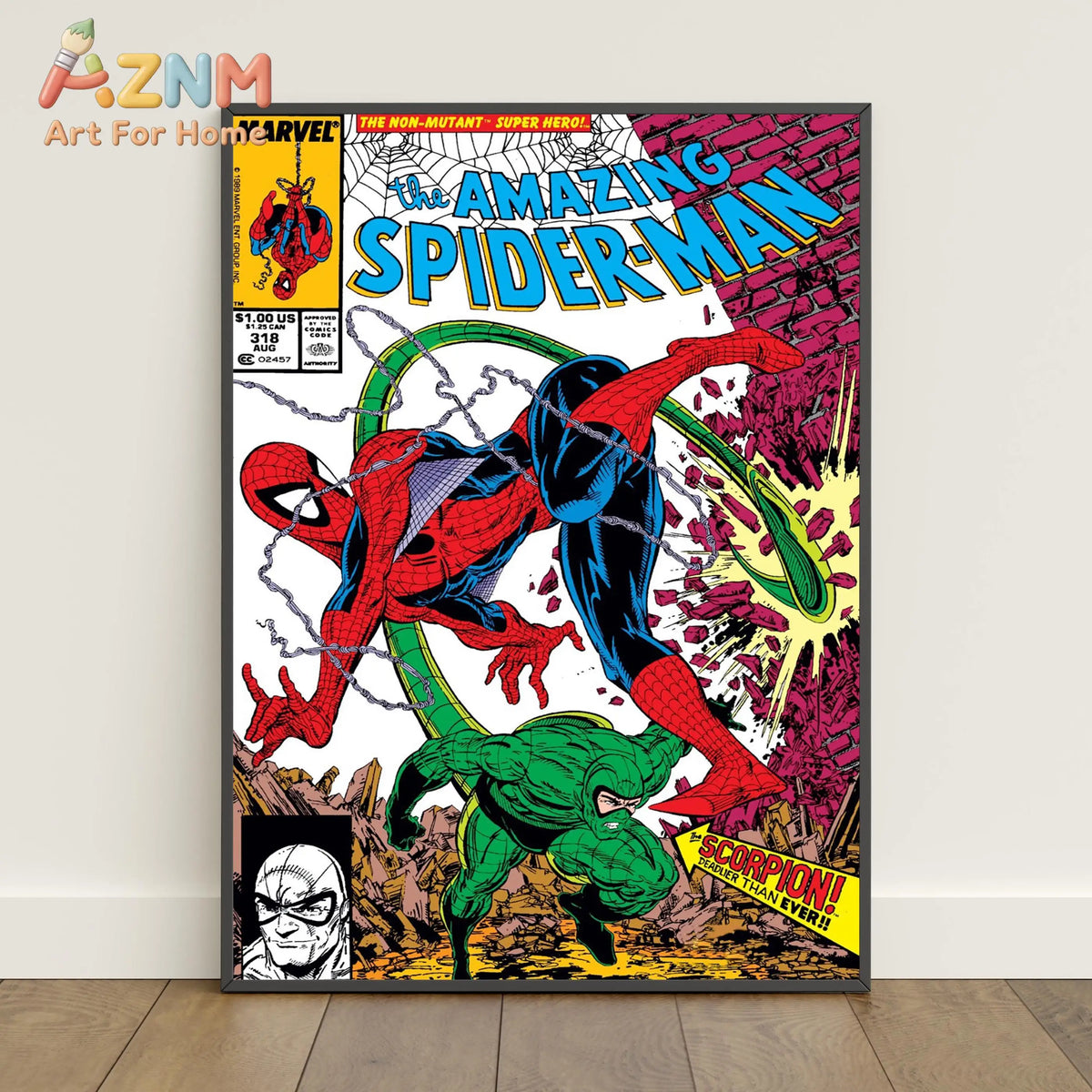 Spiderman Comic Book Covers Poster _ Peter Parker Wall Art _ Movie Canvas Print