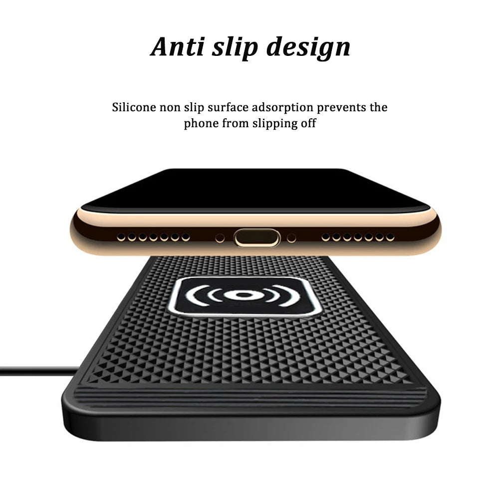 Experience hassle-free charging with this intelligent wireless charger featuring automatic sensing—perfectly compatible with Android devices for use at home or in the car!