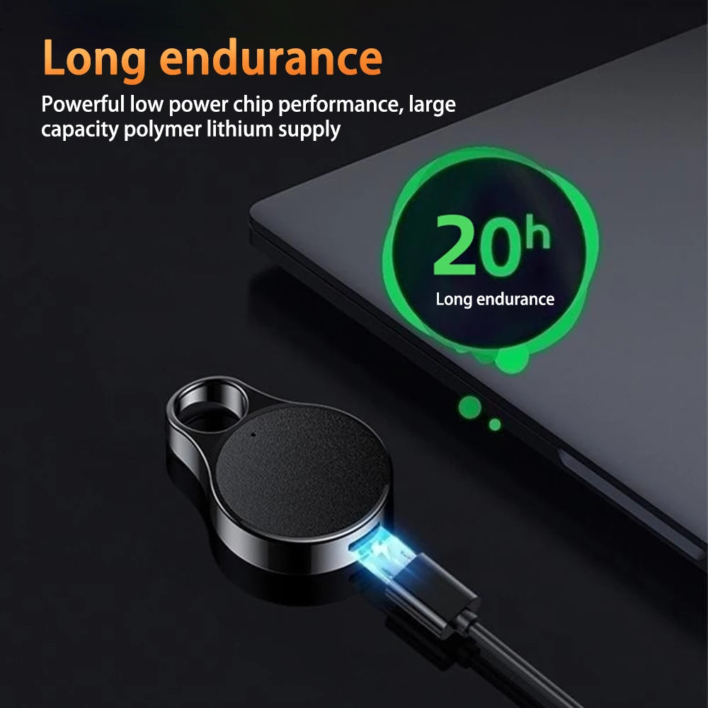 Capture important moments discreetly with this mini voice recorder pendant—small, stylish, and ready when you are!
