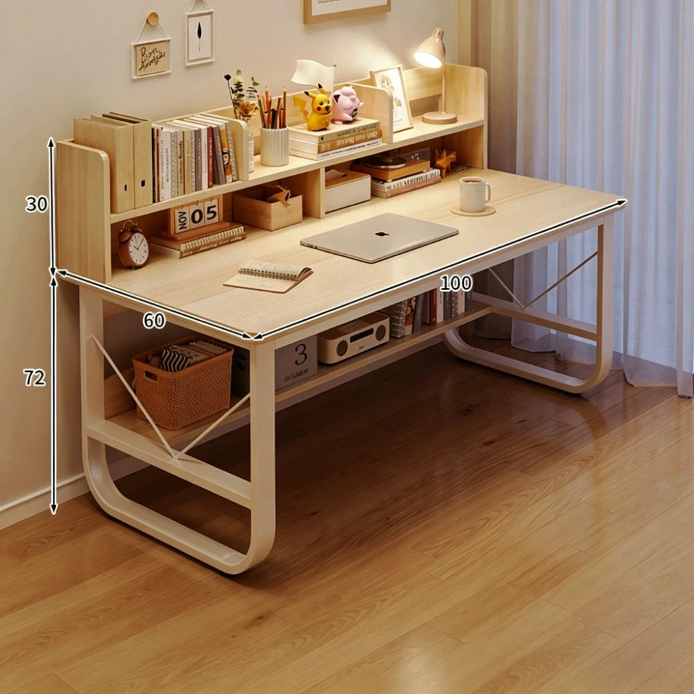 Minimalism Writing Desk Office Computer Desks Table with Storage Simple Desktop Computer Desk Laptop Desk Sturdy Table