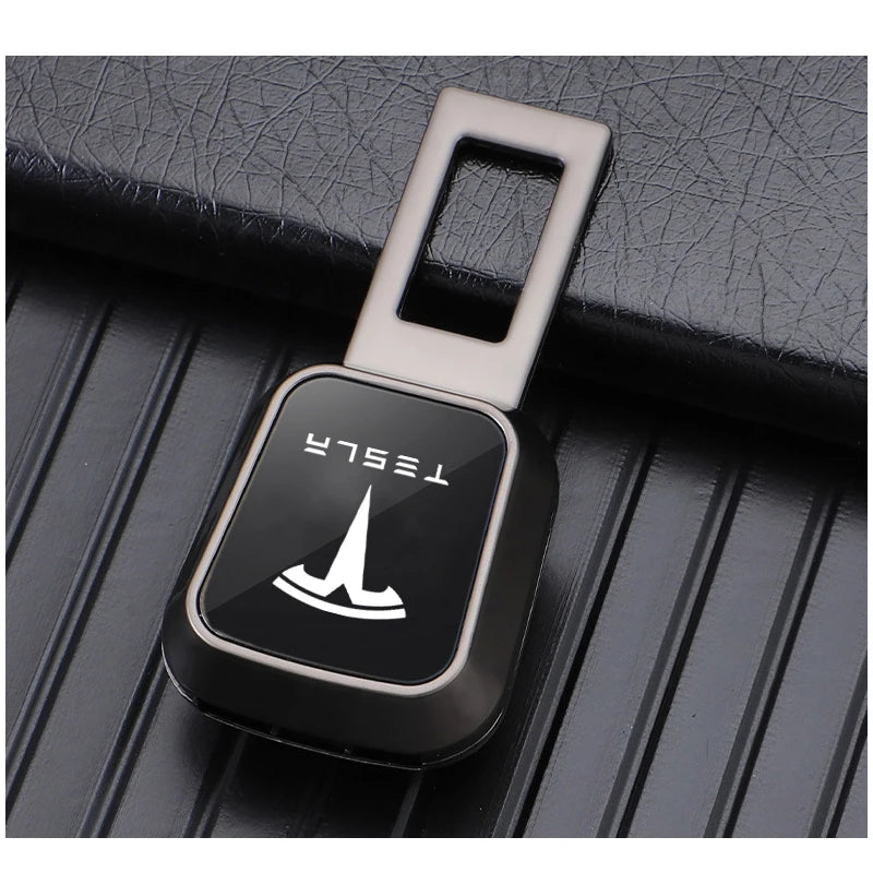Car Safety Buckle Clip Seat Belt Extender Accessories For Tesla Model 3 Y S X Cybertruck Car Interior Accessories.