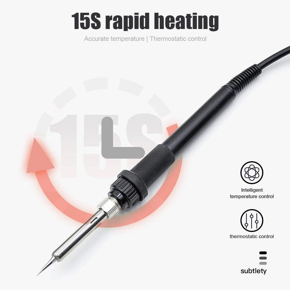 JCD Solder Station 8586 2-in-1 Electric Soldering Iron And Hot Air Gun Set for SMD Rework Desoldering Welding Machine Repair Tool Kit