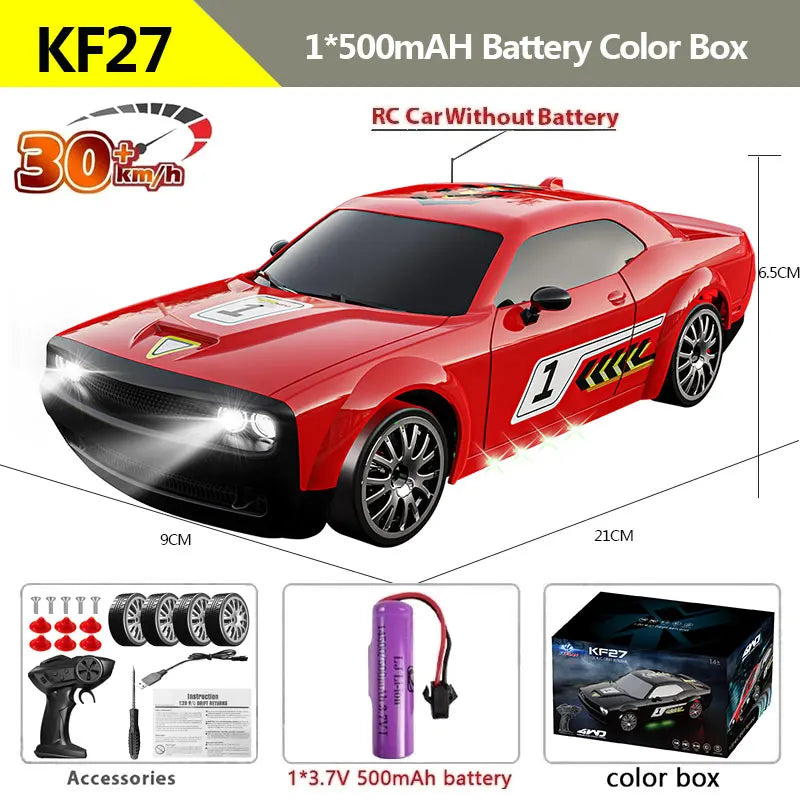 KF27 1:20 RC Drift Car 25km/h High Speed RC Cars Toys For Adults And Kids Remote Control Cars 2.4G Off Road Monster Truck