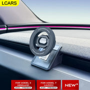 For Tesla Model 3 Highland 2024 & Model Y Launch 2025 Magnetic Car Phone Mount Anti Shake Vibration Proof Holder Stand Accessory