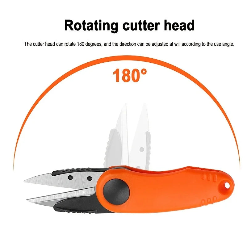 1pc Stainless Steel Fishing Scissors Foldable Fishing Line Cut Clipper Fish Use Scissors Accessories Fishing Gear Products