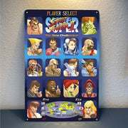 2 Retro Video Game Metal Poster - 20x30cm (inch) Tin Sign-Aluminum