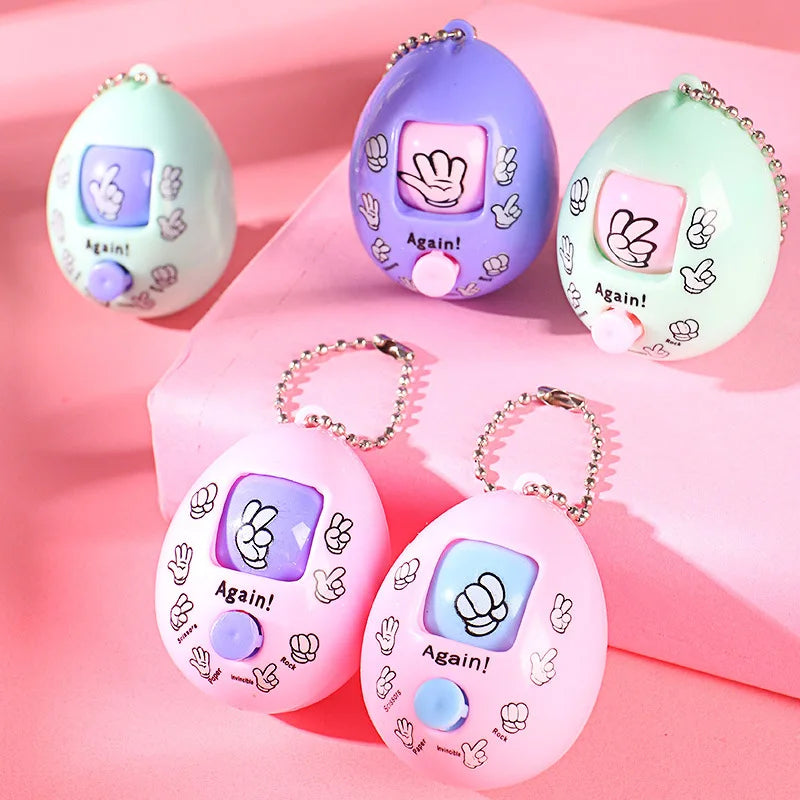 2-10pcs Stone Paper Scissors Game Stress Relief Sensing Toy Parent Child Boy Girl Birthday Party Interactive Party Game