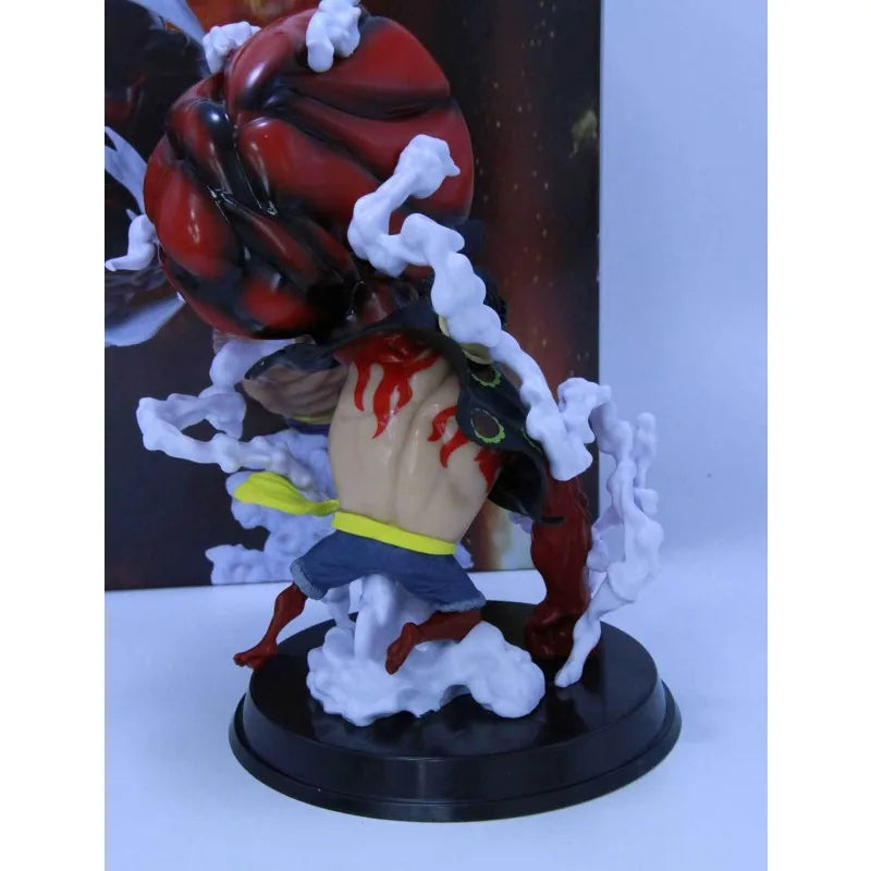 One Piece Monkey D Luffy Gear 4 Kong Gun GK Figure Anime Model Statue Collectible Toy Gift for Boys
