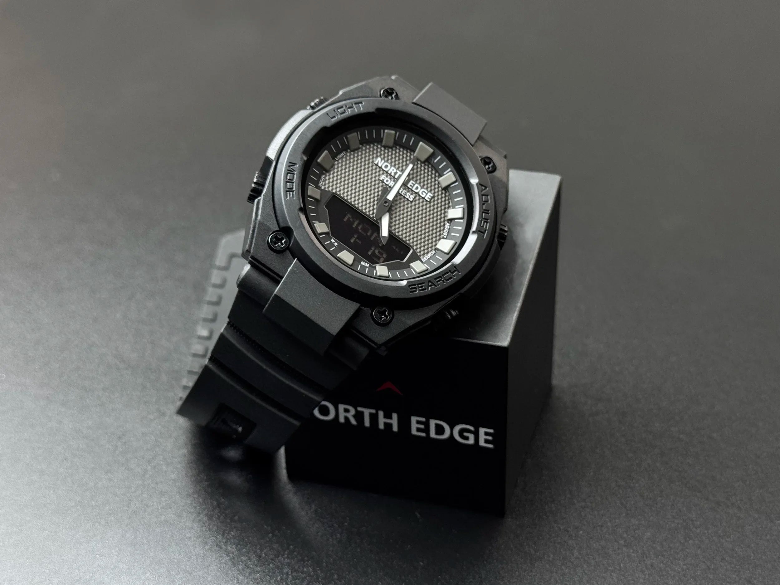 NORTH EDGE FORTRESS Men's Waterproof Smart Diving Computer Watch Outdoor Sports Fitness Tracker Active Monitoring