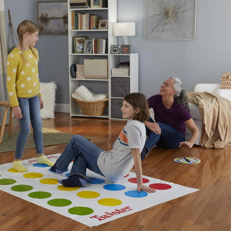 Hasbro Classic Twist Party Board Game, suitable for indoor and outdoor games for children aged 6 and above, with 2 or more playe