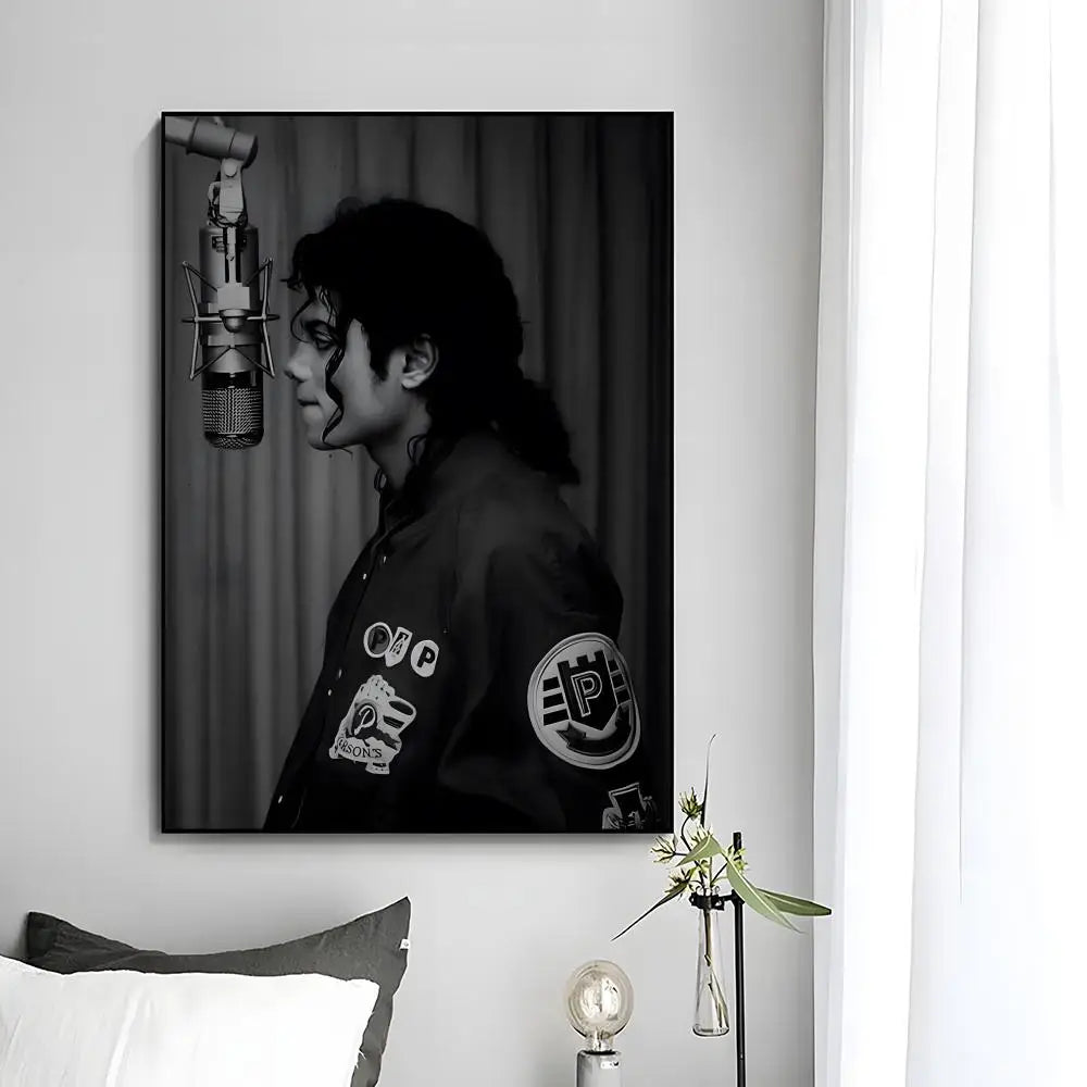 MJ Michael Jackson Poster Wall Art Print Decorative Mural Home Decor Gift Unframed
