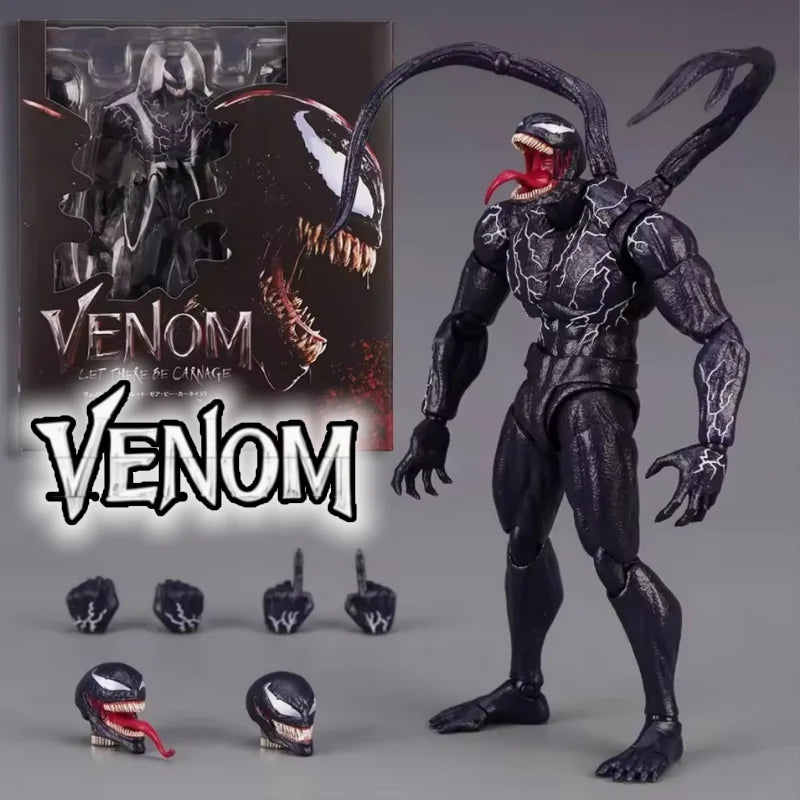 Venom Carnage Anti-Venom Action Figure Let There Be Carnage Movie Version Joint Movable Model Doll Collectible Toy For Kids Gift