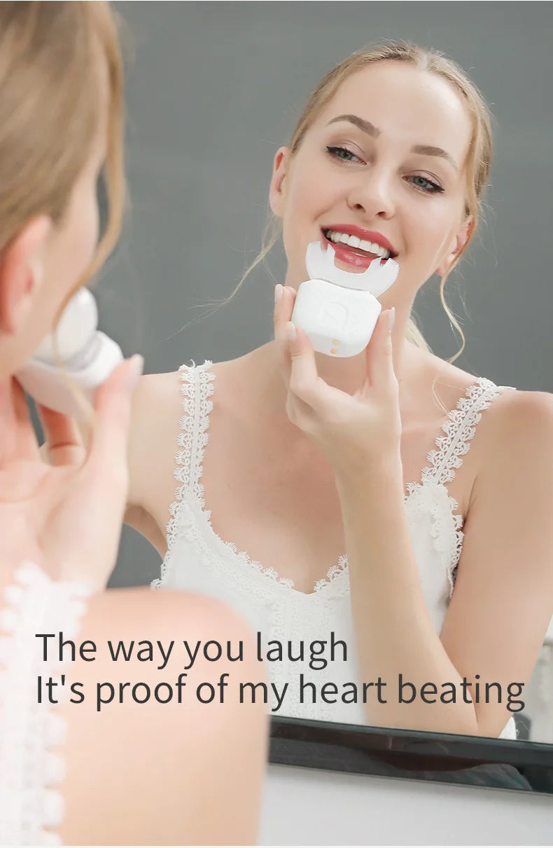Achieve a superior clean with this electric U-shaped toothbrush for adults—automatic, USB rechargeable, and designed for convenience and effective brushing!