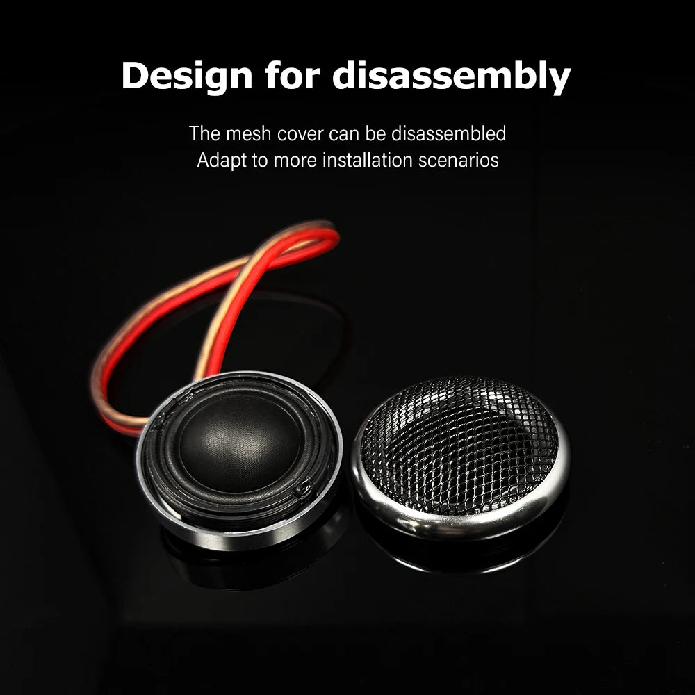 1.5inches Car High Fidelity Stereo Speaker Tweeter - Car Modified Car Audio Silk Dome Tweeters
