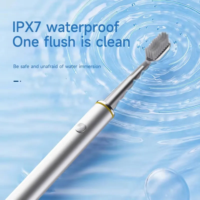 Experience precise cleaning with this electric toothbrush featuring a slim, specially designed brush head for gentle and effective oral care!