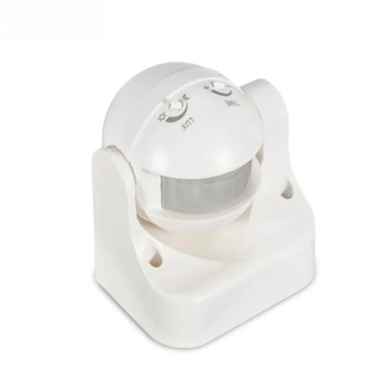 Secure and illuminate your outdoor space with this IP44-rated round mini PIR infrared motion sensor detector—featuring smart delay light switching for convenience and energy savings!
