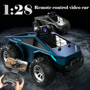1:28 4WD Off-Road Remote Control Car with Camera, High Performance Big Foot RC Drift Racing Vehicle, Christmas Gift for Kids