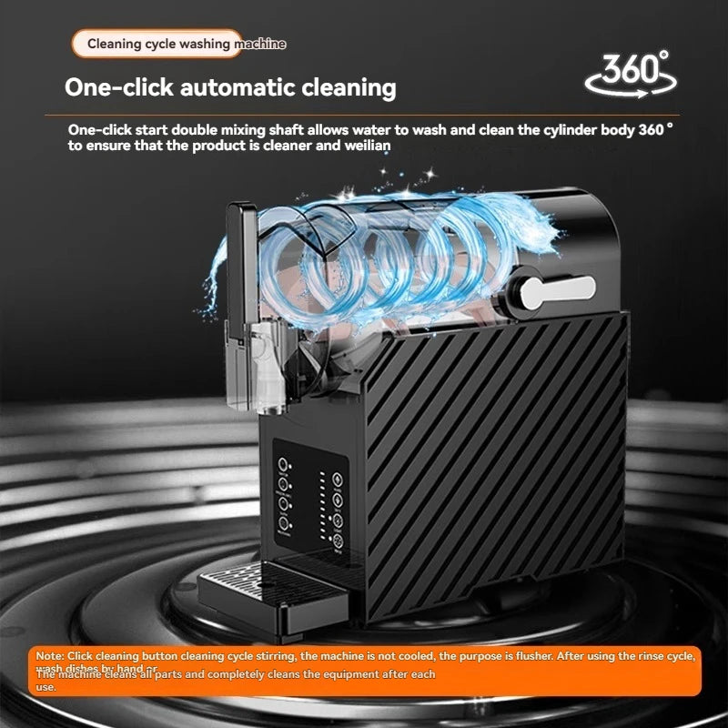 Snow Melting Machine Small Household Cold Drink Slush Machine Milkshake Commercial Stall Ice Sand Snow Cold Drink Machine