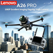 Lenovo A26 Pro GPS Drone 4K HD Excellent Imaging Flagship Triple Camera FPV Brushless Obstacle Avoidance Foldable Quadcopter