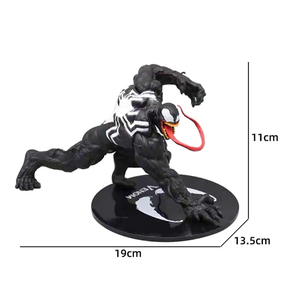 New Hot Marvels Comics IronMans Spidermans Venoms Handmade Model PVC Material Animations Decoration Children's Birthday Gifts