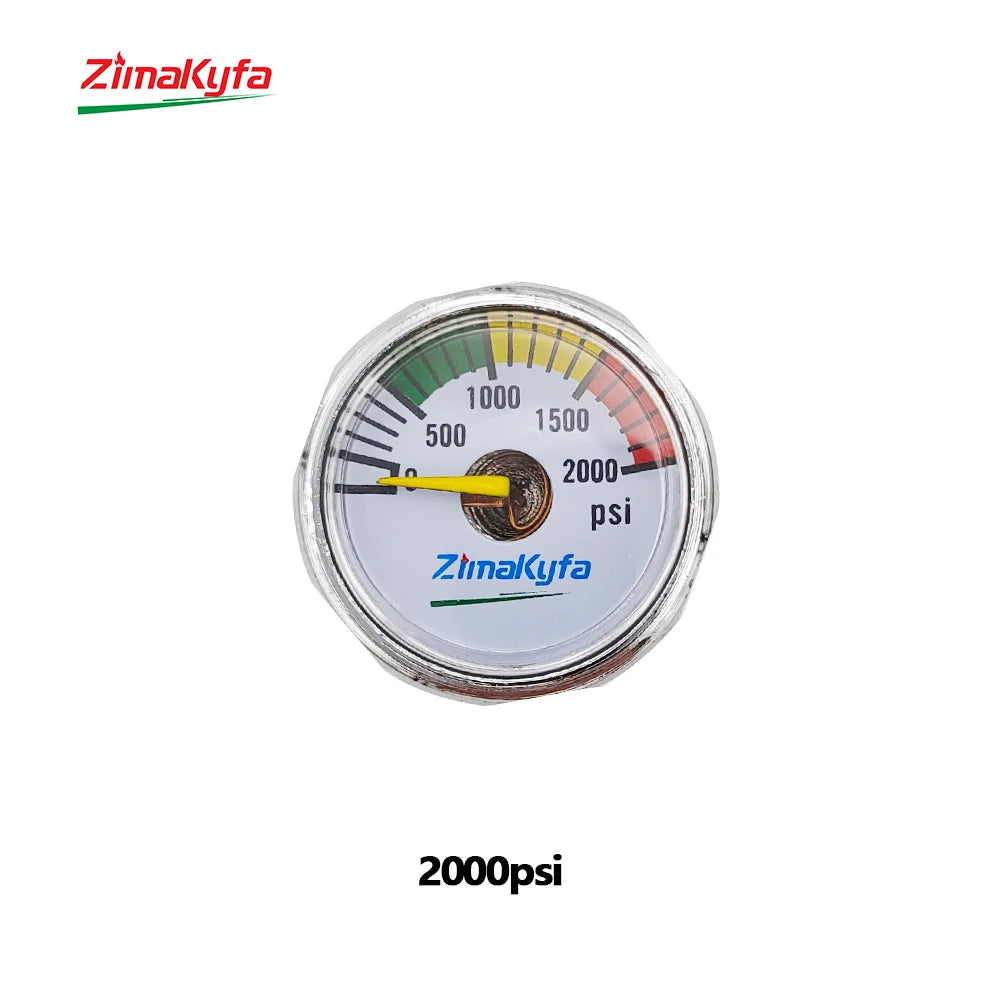 M10*1 HPA Mini Micro Pressure Gauge Manometer Small Profile 600/3500/4000/4500/6000 PSI 250/350 BAR