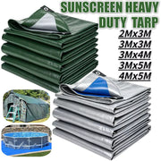 5x4m 4x3m 3x3m Large Waterproof Tarp Camping Tent Outdoor Shade Sail Ultralight Garden Canopy Awning Tourist Beach Sun Shelter