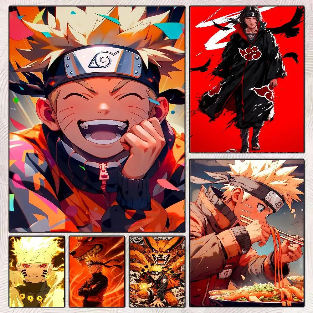 Naruto Anime Poster Rock Lee HD Canvas Wall Art Waterproof Print For Bedroom Living Room Home Decor Gift