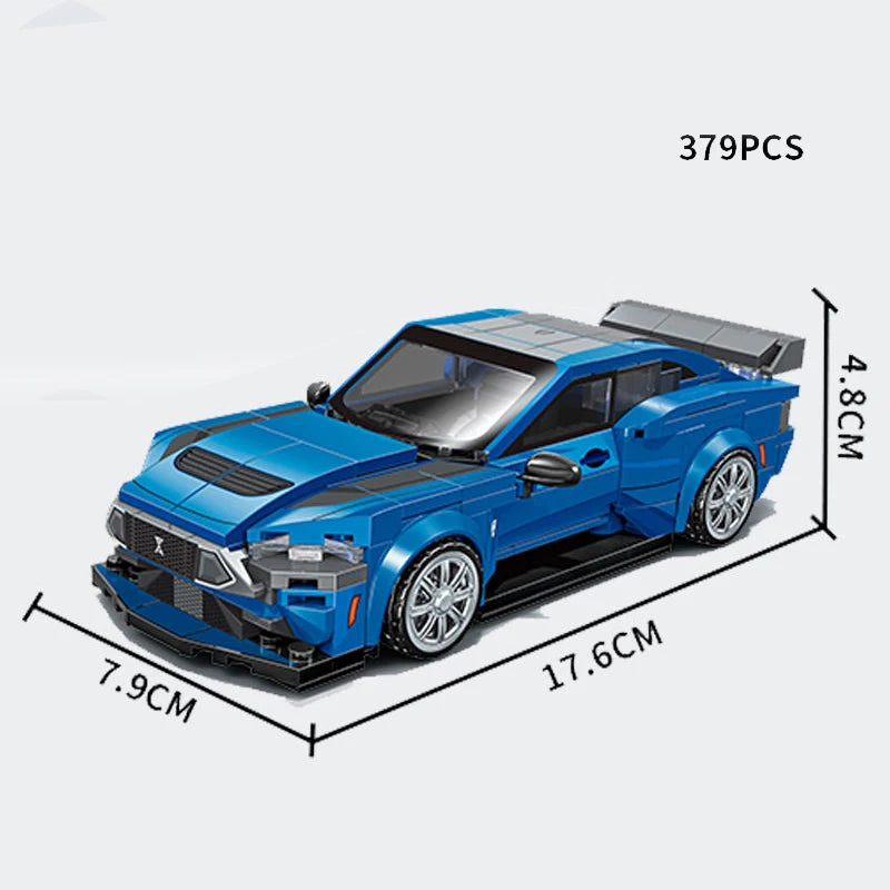 Technical Car Speed Racing Building Blocks Bricks Sets Sports Car MOC Garage City Vehicle Creative Toys For Kids