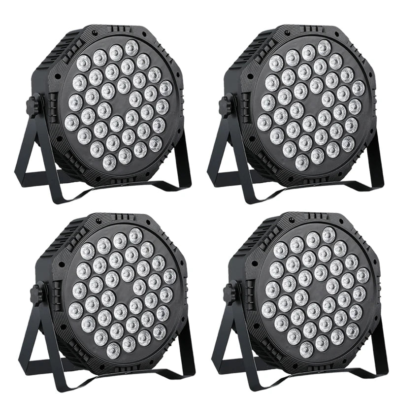 36 LED USB RGB Flat Par Stage Light DMX512 Control Activated Colorful Effect Lamp For KTV Club Bar Disco Party Stage Decor Lamp