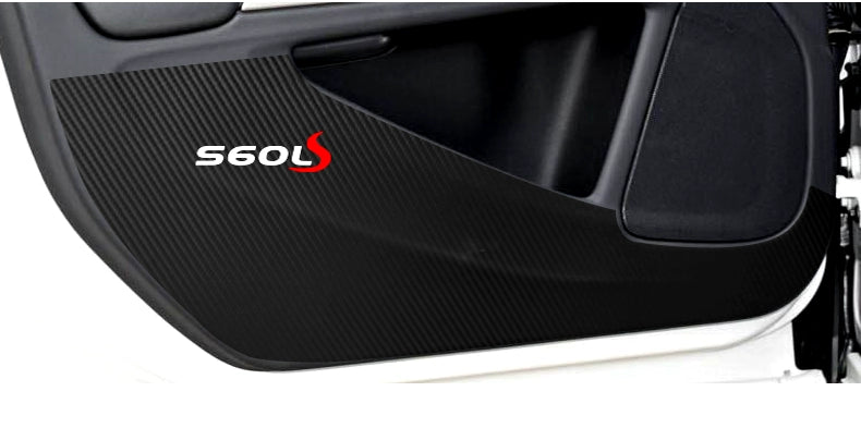 Volvo XC60 Carbon Fiber Interior Car Door Kick Protection Pad