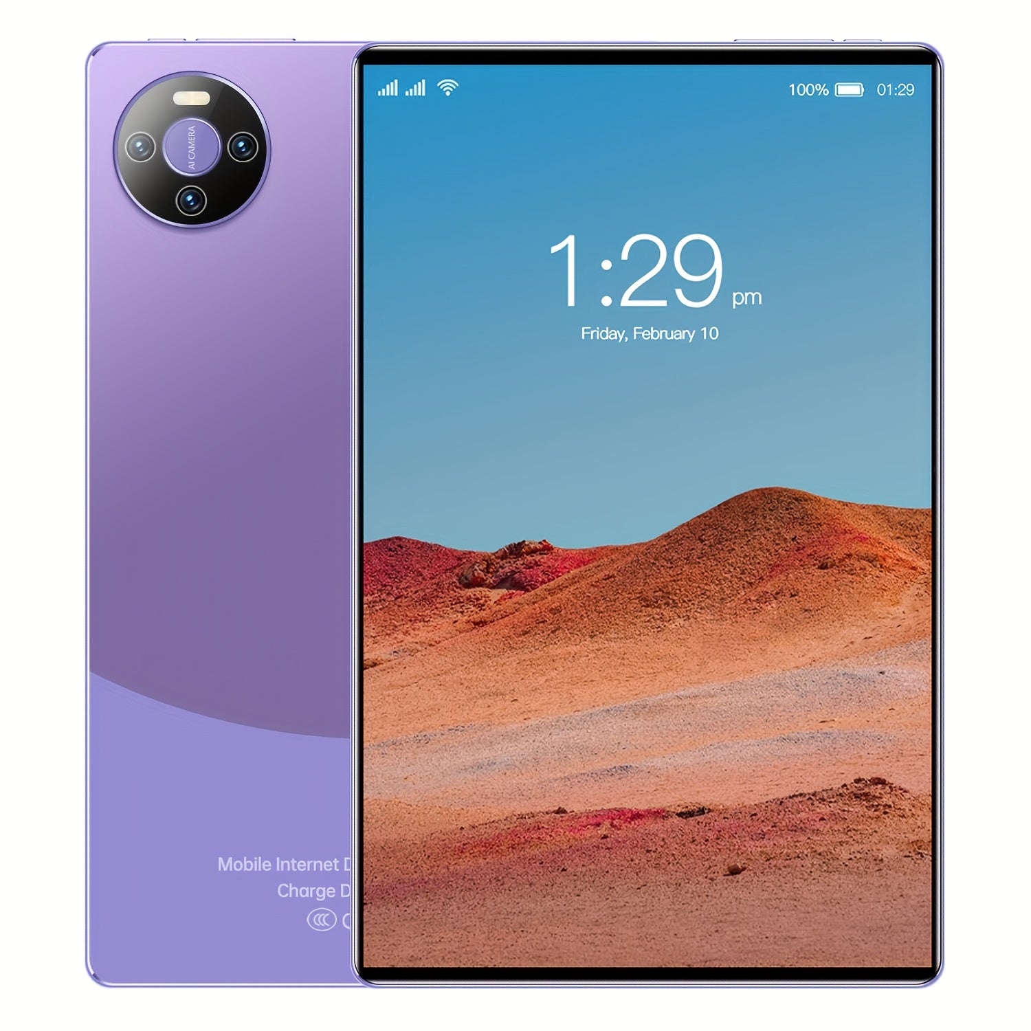 Enjoy stunning visuals and smooth performance with this 10.1-inch HD smart tablet—featuring dual cameras (24MP + 32MP), Android 13!