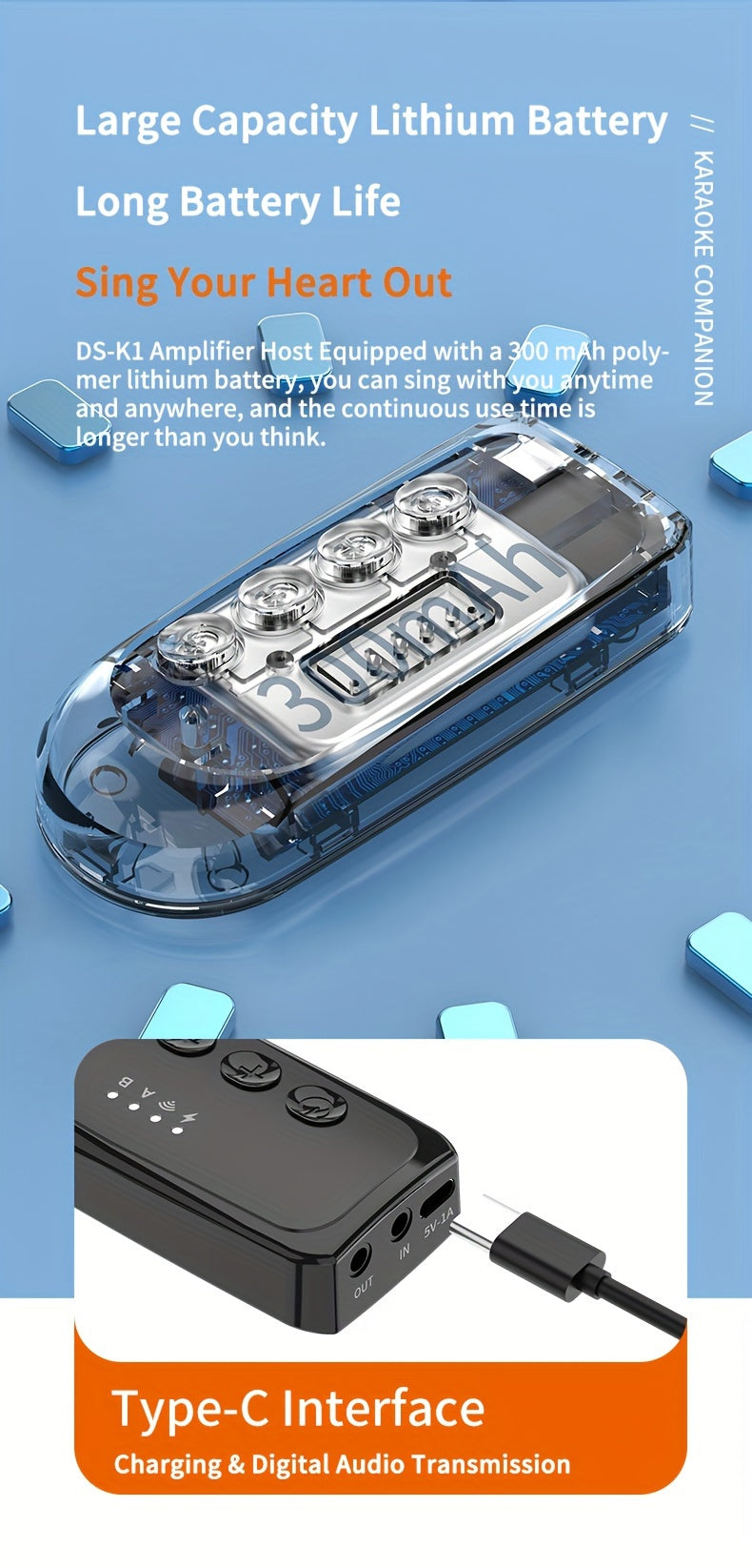 Karaoke System - Premium Dual Wireless Mics with Enhanced Mixer - Perfect all occasions