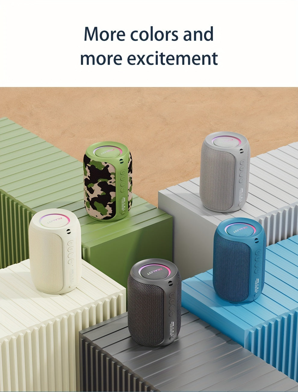Enjoy your favorite tunes with these wireless outdoor portable subwoofer speakers, delivering rich sound and powerful bass for a great listening experience on-the-go.
