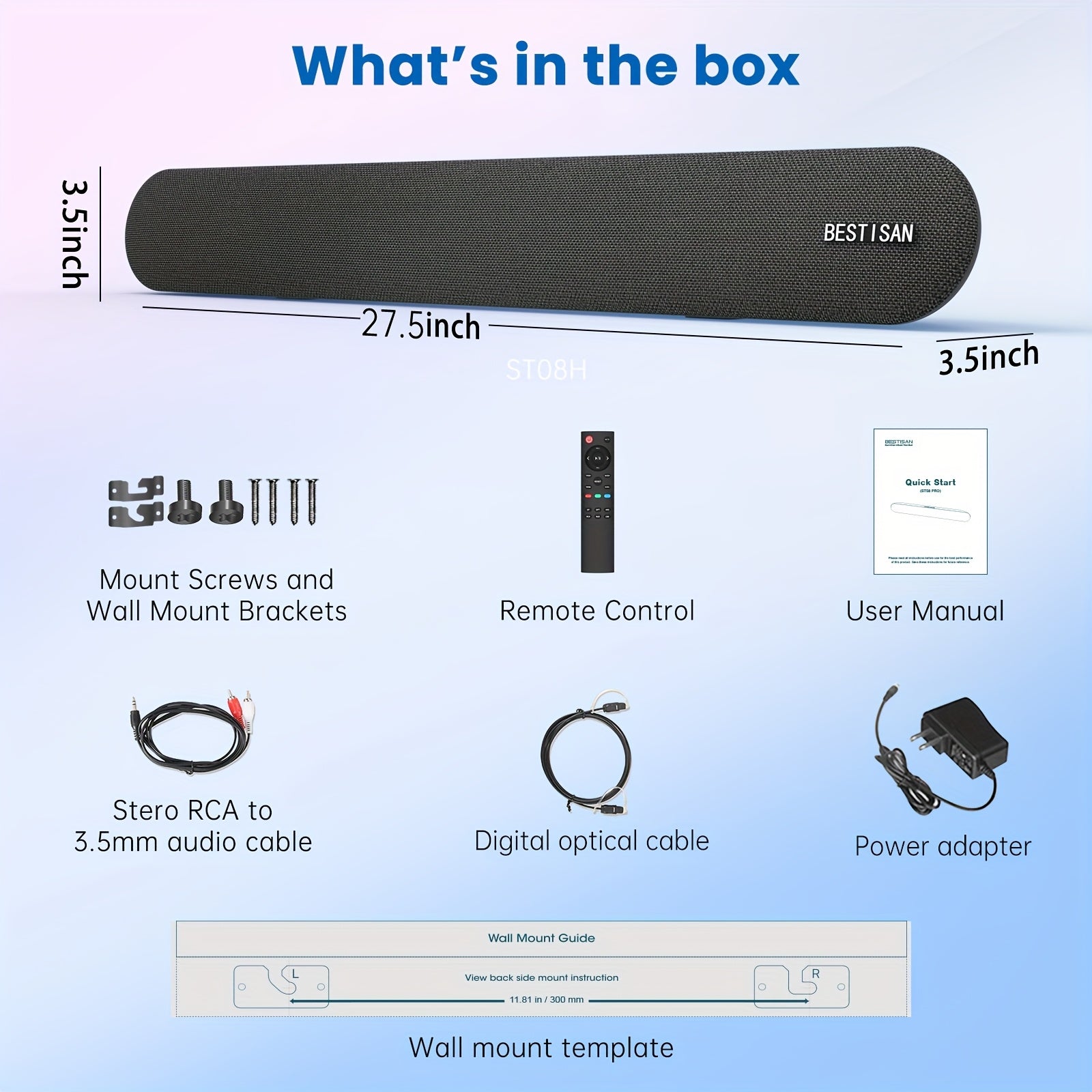 Sound Bars For Smart TV With Built In Subwoofer