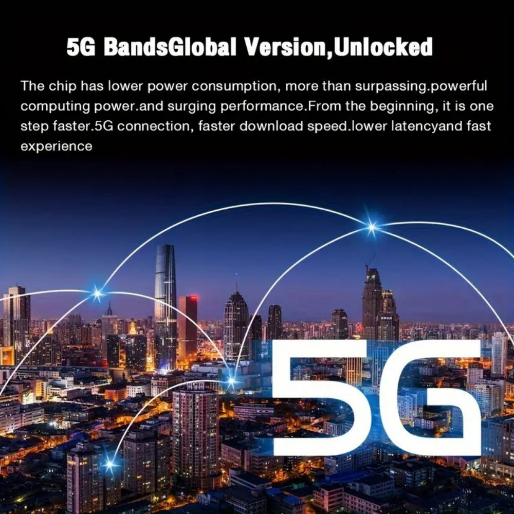 Experience lightning-fast 5G connectivity with these unlocked smartphones—featuring HD displays and advanced face recognition unlocking for effortless security!