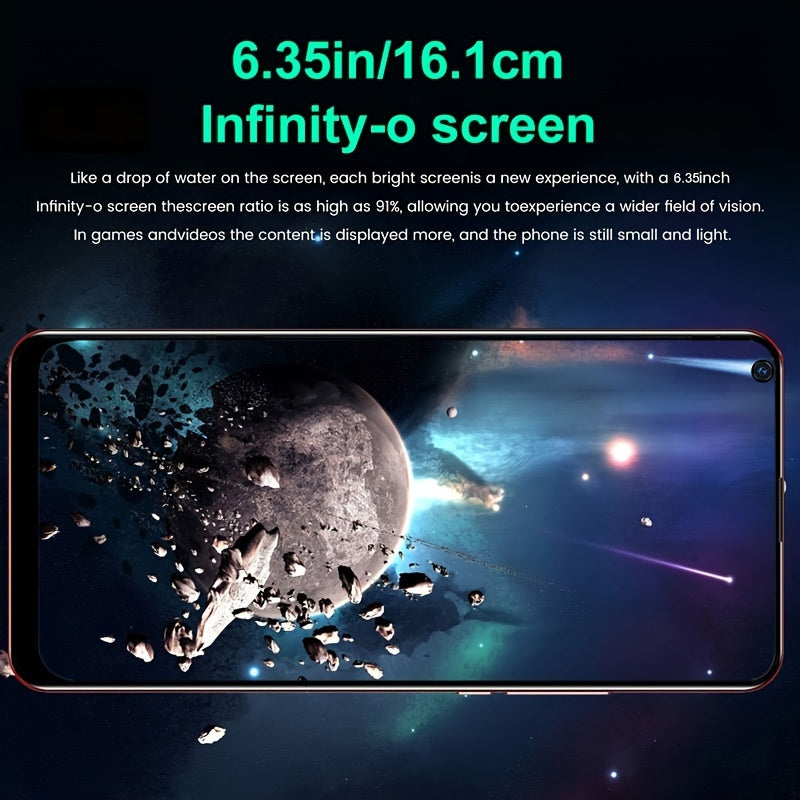 Stay connected with the Reno6 Pro smartphone—featuring 2GB RAM, 32GB storage, a 6.35-inch screen, and dual SIM card support for flexible use!