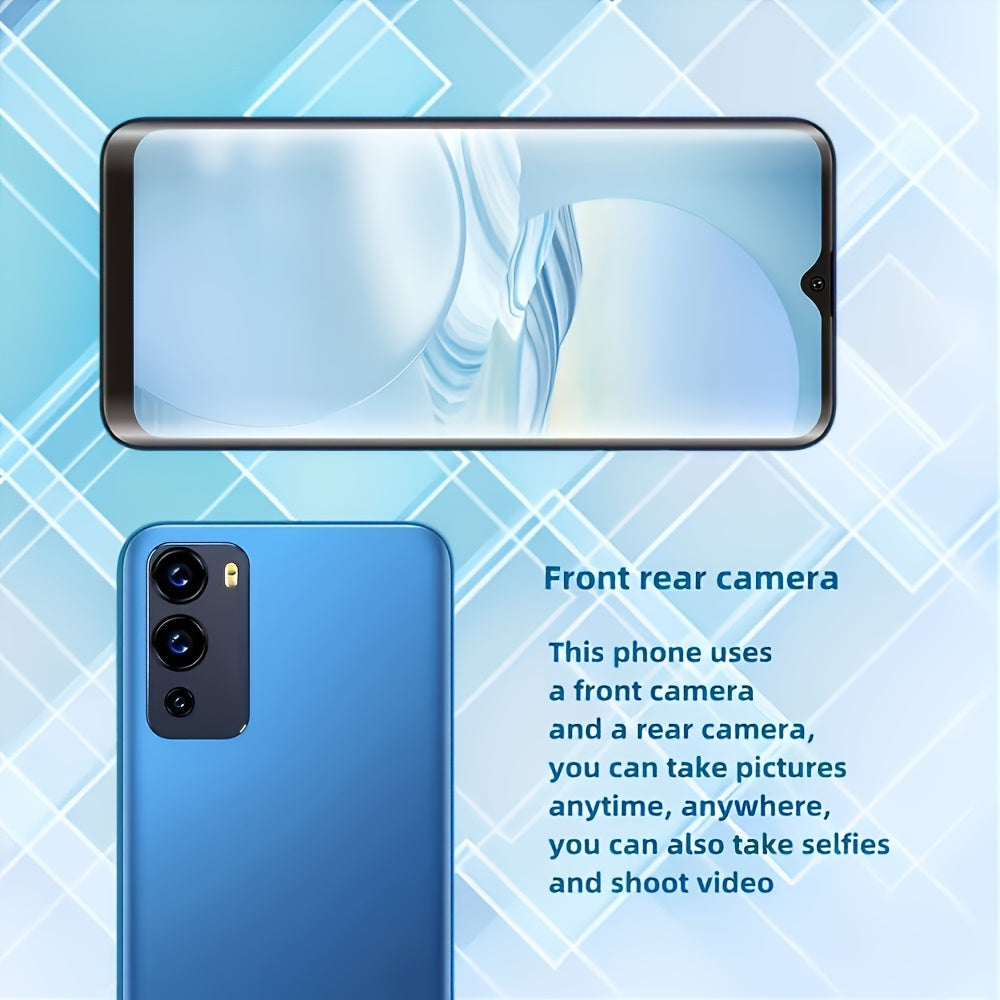Stay powered and protected with this unlocked smartphone featuring a 6.56-inch screen, dual SIM card support, plus a protective case and charger included!