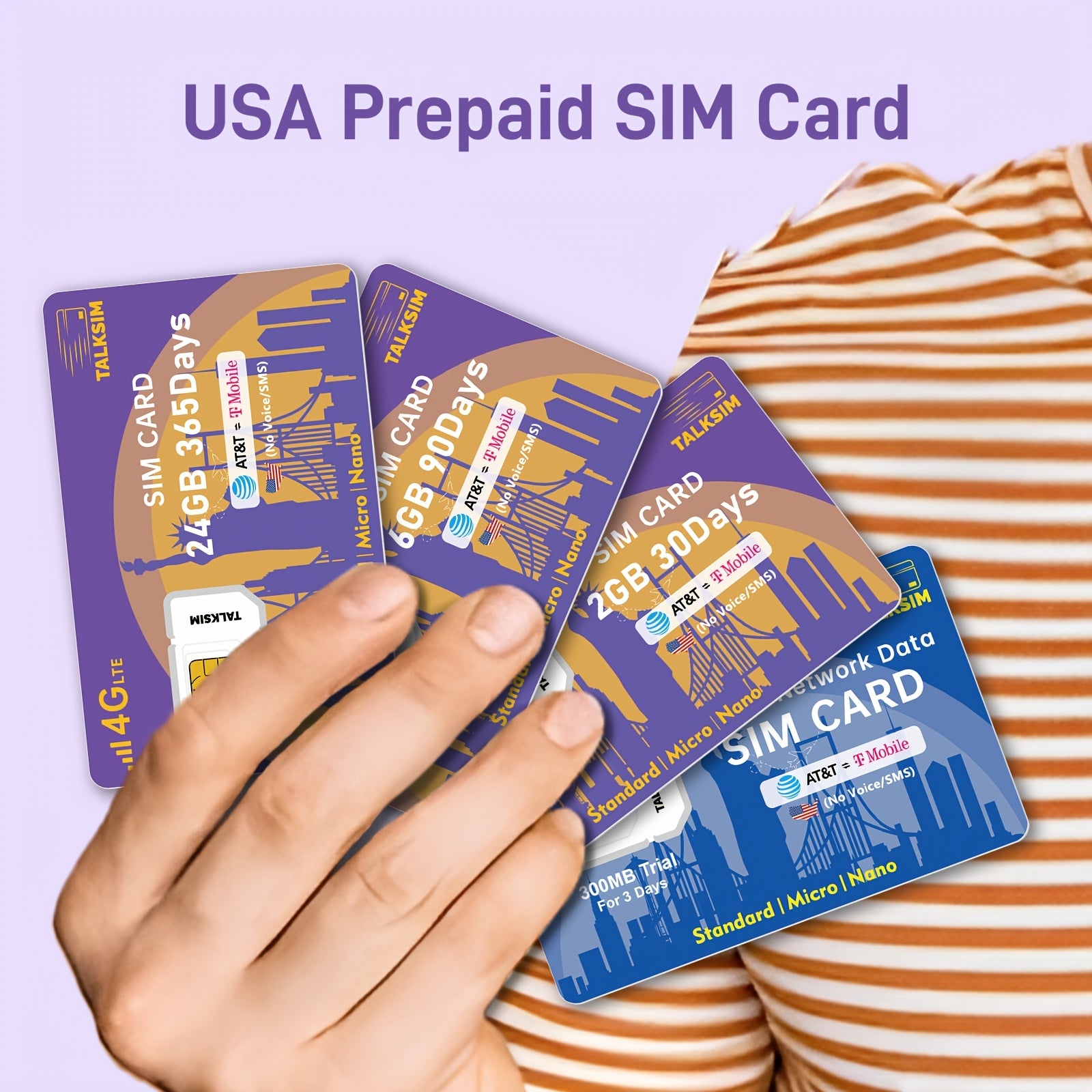 Stay connected hassle-free with this prepaid SIM card—ideal for security cameras, hotspots, smartwatches, and GPS trackers. No voice or SMS, and absolutely no extra fees!