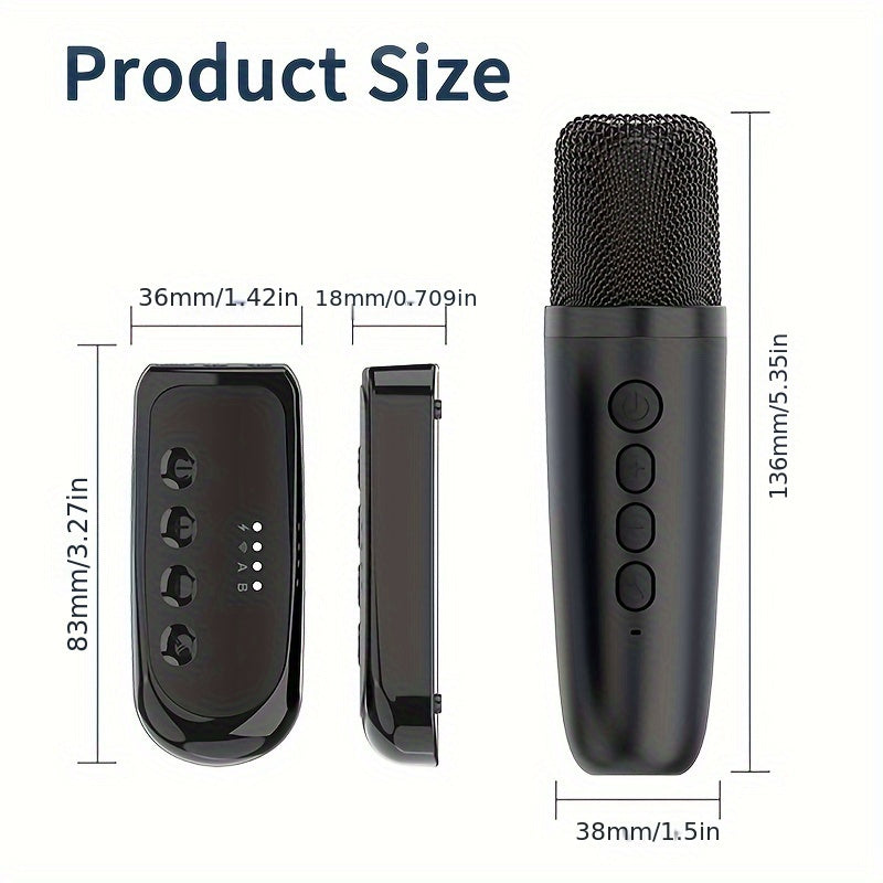 Karaoke System - Premium Dual Wireless Mics with Enhanced Mixer - Perfect all occasions