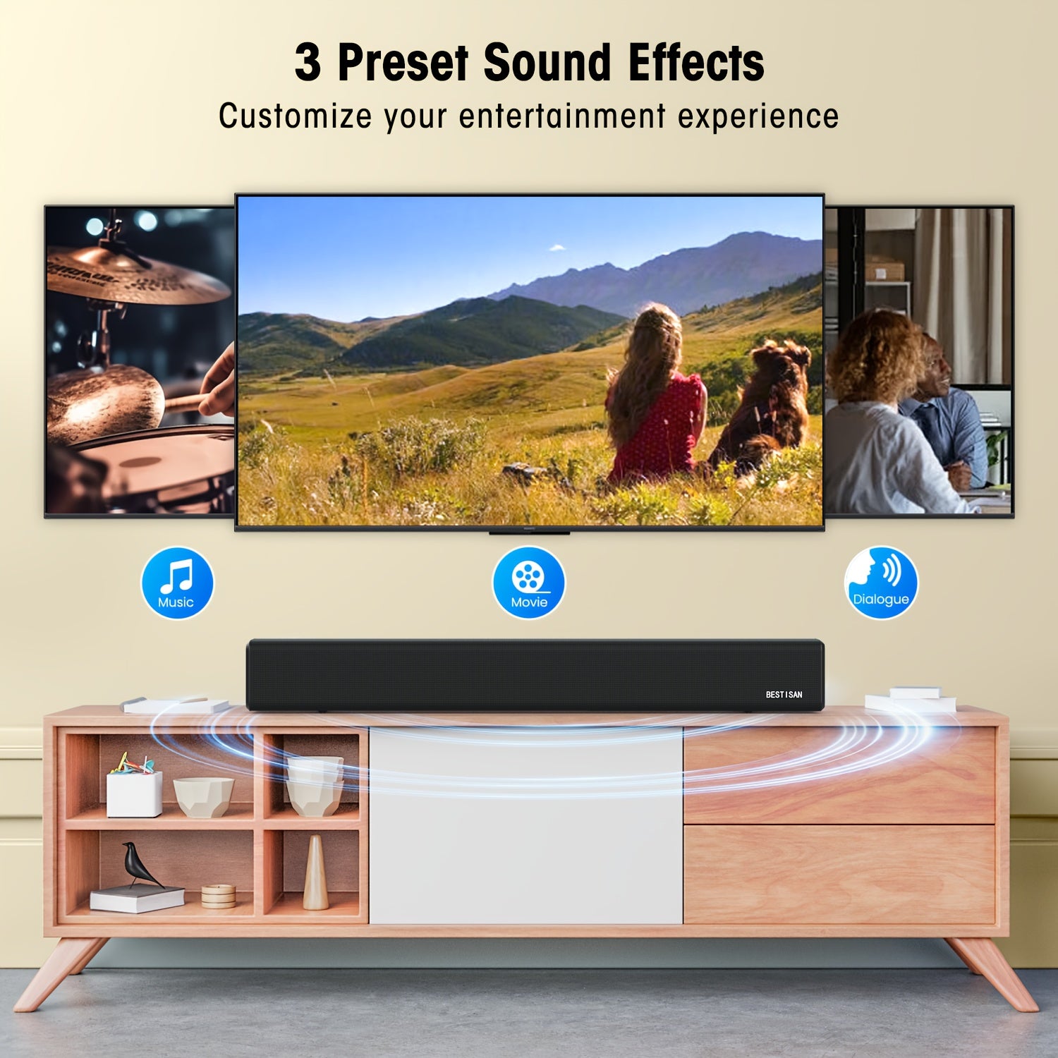 Sound Bars For Smart TV With Built In Subwoofer