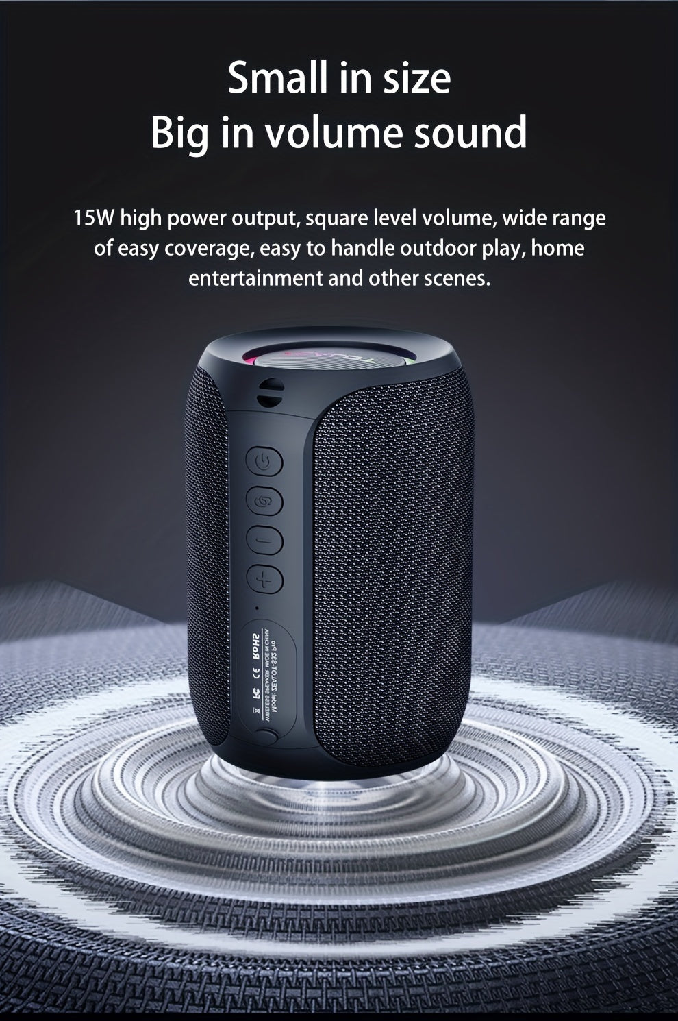 Enjoy your favorite tunes with these wireless outdoor portable subwoofer speakers, delivering rich sound and powerful bass for a great listening experience on-the-go.